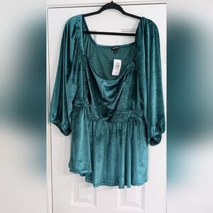 Torrid Teal Women's Top, Size 3